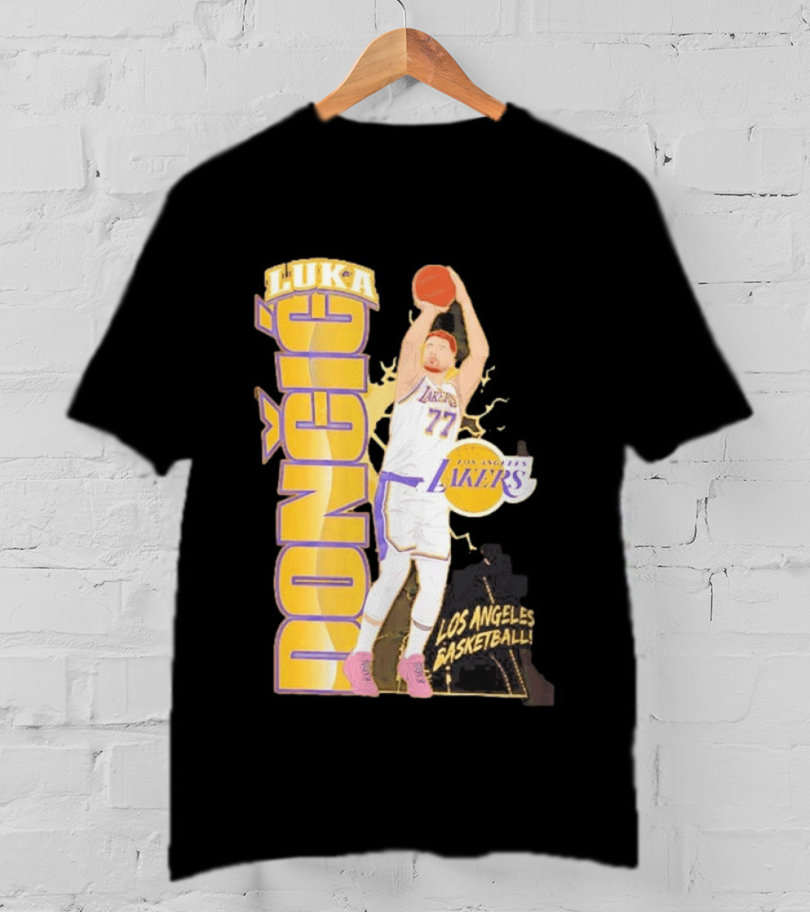 Los Angeles Lakers Luka Dončić Basketball 77 T-Shirt