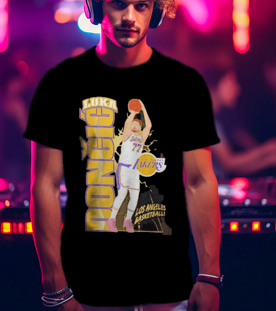 Los Angeles Lakers Luka Dončić Basketball 77 T-Shirt