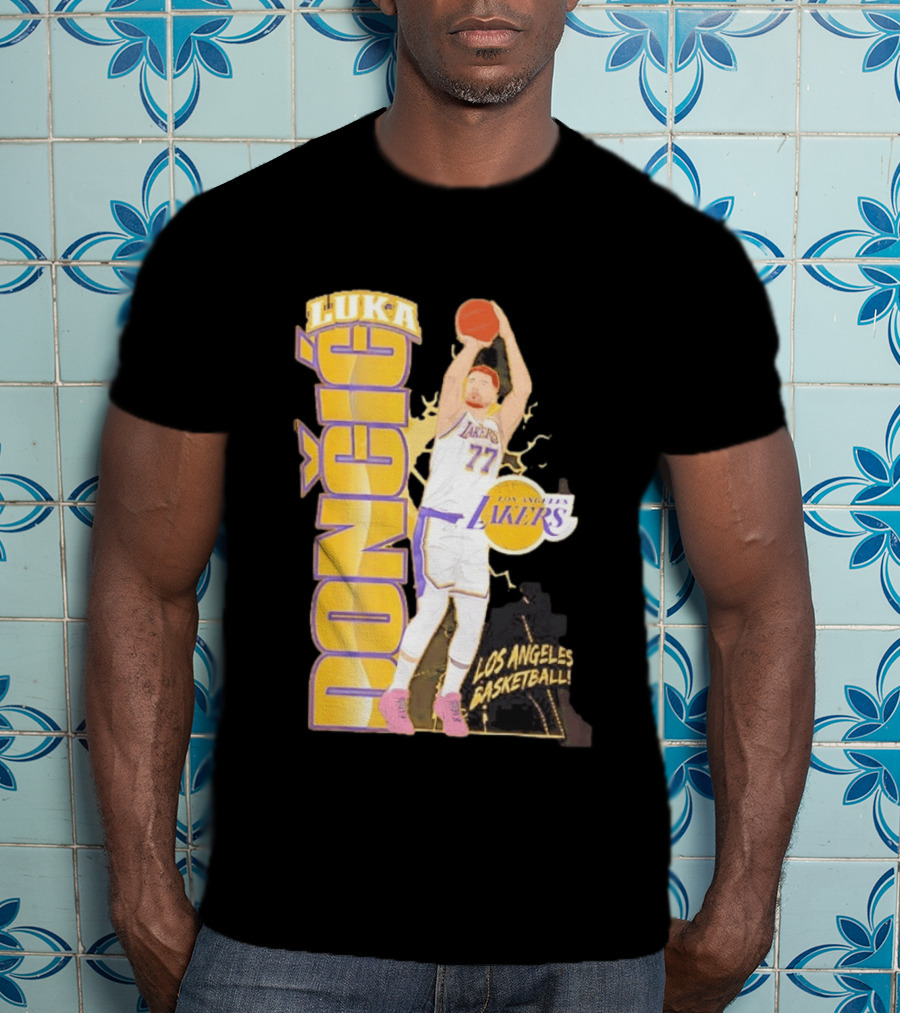 Los Angeles Lakers Luka Dončić Basketball 77 T-Shirt