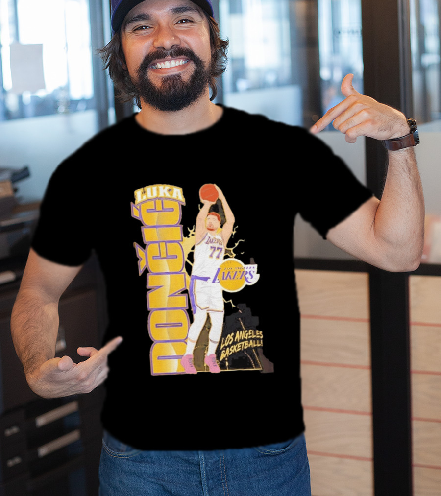 Los Angeles Lakers Luka Dončić Basketball 77 T-Shirt