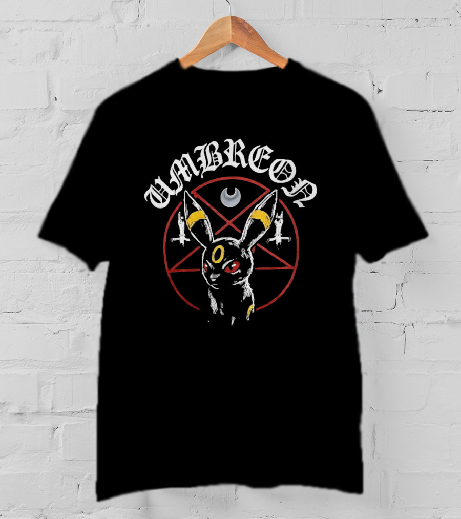 Umbreon Pentagram Moon Symbol Pokémon T-Shirt