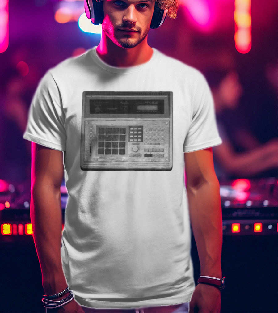 DJ Shadow Store Mo'wax Akai MPC Sequencer White T-Shirt
