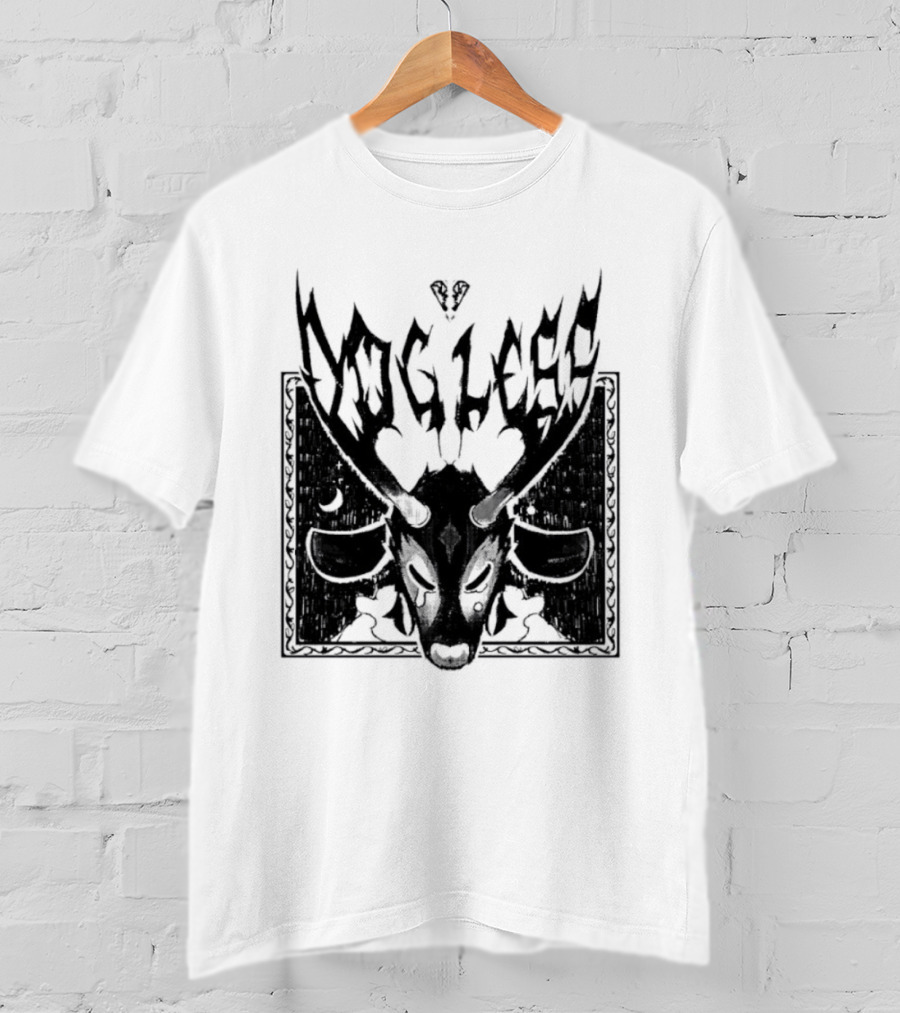 Dog Legs Gothic Skull Artwork Ward Them Off Alternative Rock T-Shirt