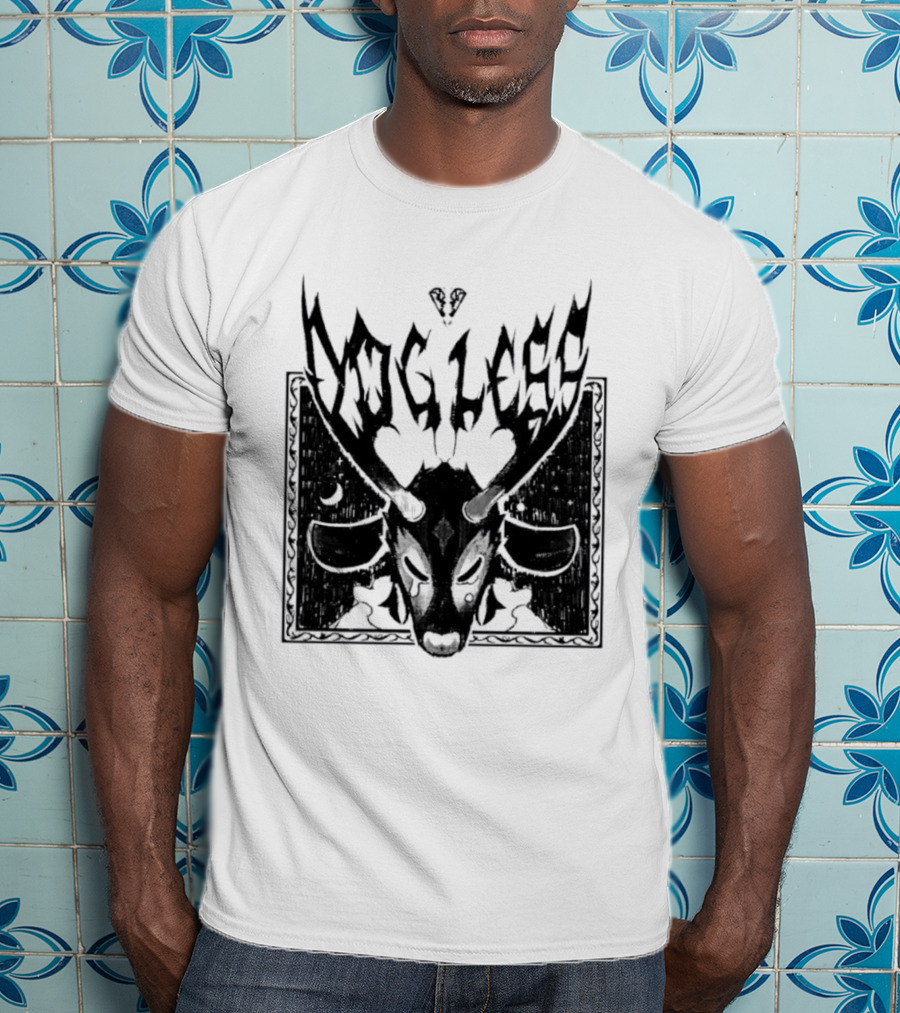 Dog Legs Gothic Skull Artwork Ward Them Off Alternative Rock T-Shirt