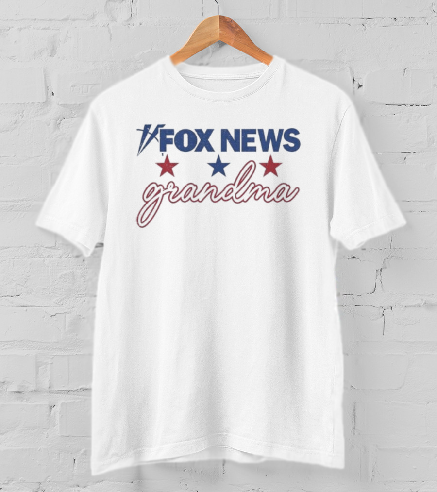 FOX News Grandma Stars Blue Red T-Shirt