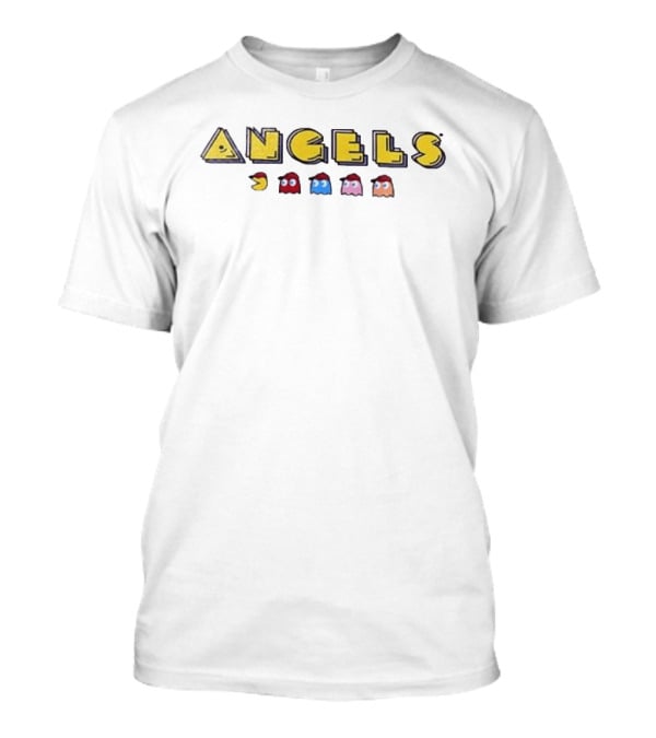Los Angeles Angels Pac Man Ghosts Collaboration T-Shirt