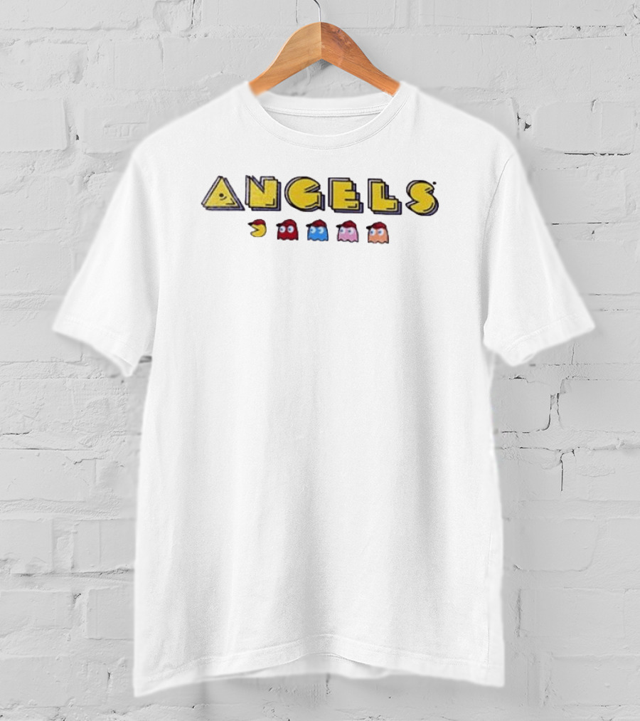 Los Angeles Angels Pac Man Ghosts Collaboration T-Shirt