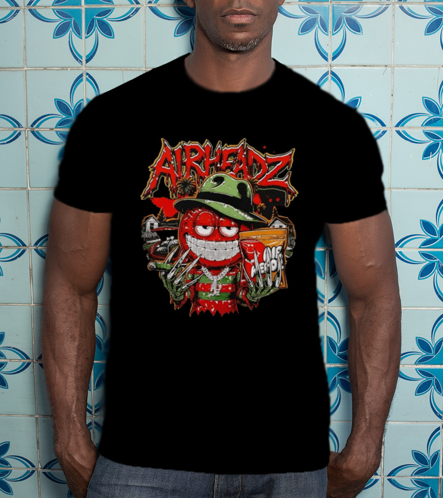 Airheadz Nightmare Street Freddy Krueger Candy Monster T-Shirt