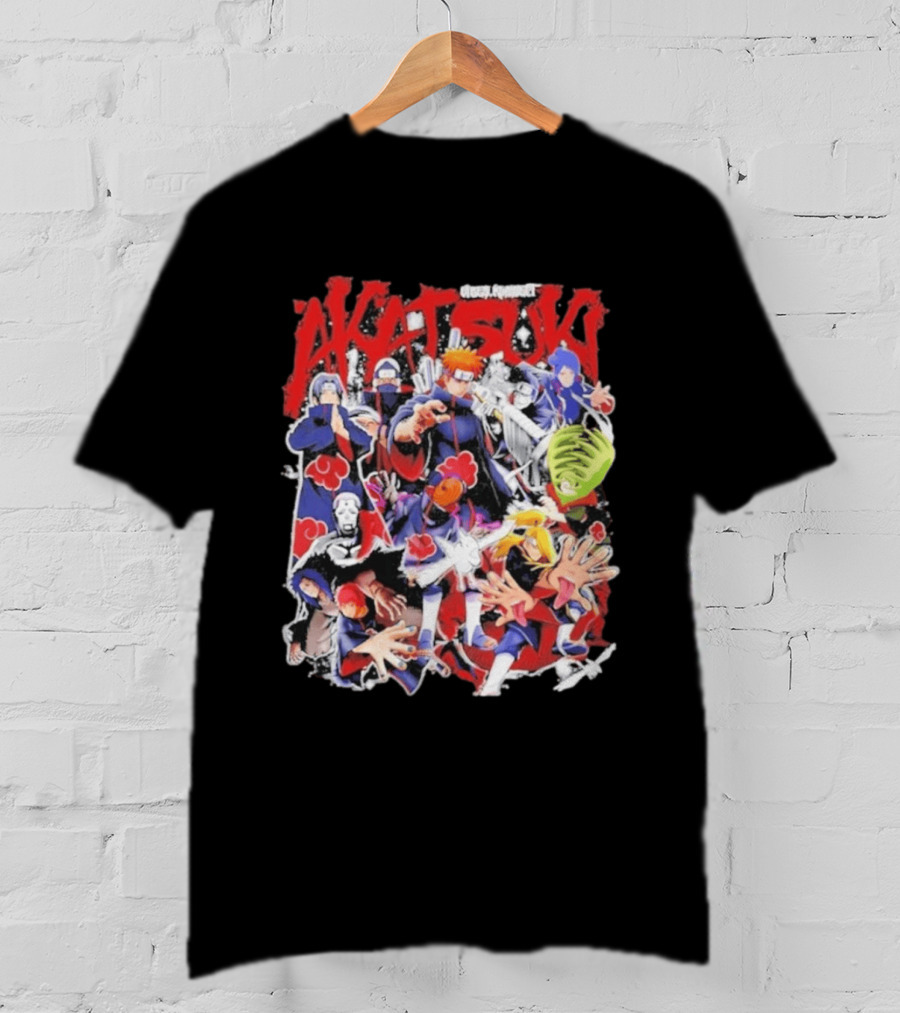 Akatsuki Vibes Konnect Naruto Anime Pain Characters Animation T-Shirt