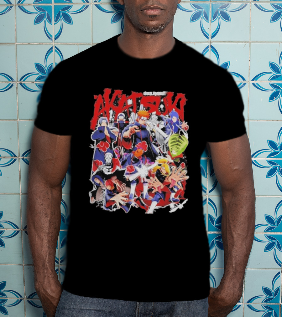 Akatsuki Vibes Konnect Naruto Anime Pain Characters Animation T-Shirt
