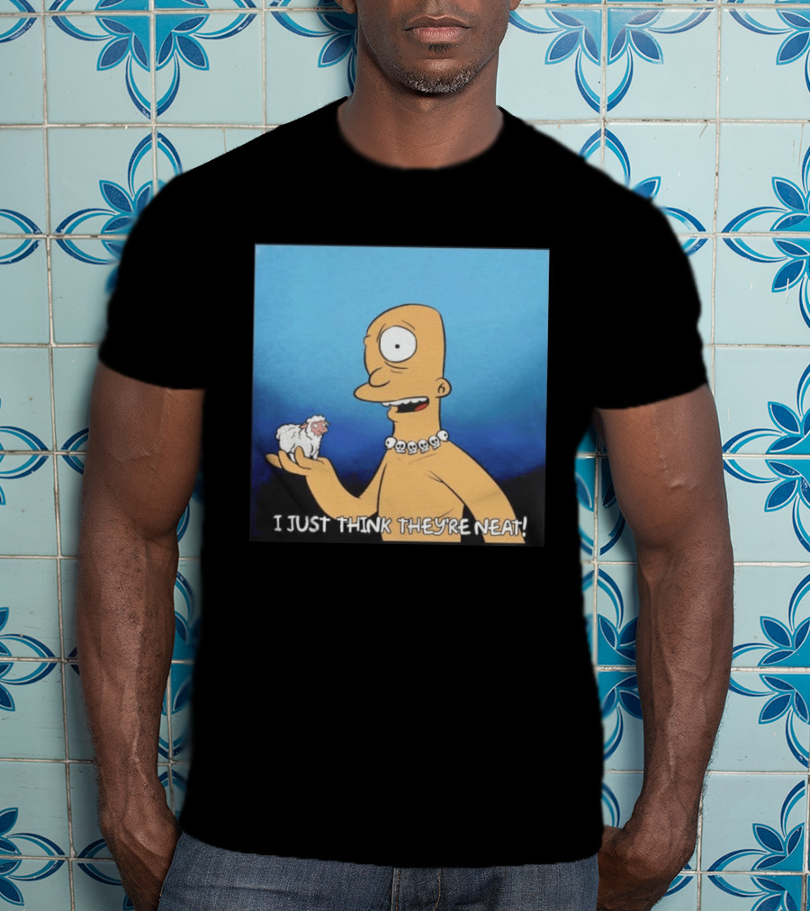 Odyssey The Cyclops I Just Think They're Neat Funny Cartoon T-Shirt