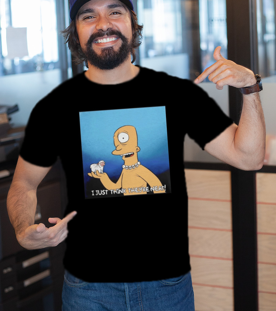 Odyssey The Cyclops I Just Think They're Neat Funny Cartoon T-Shirt