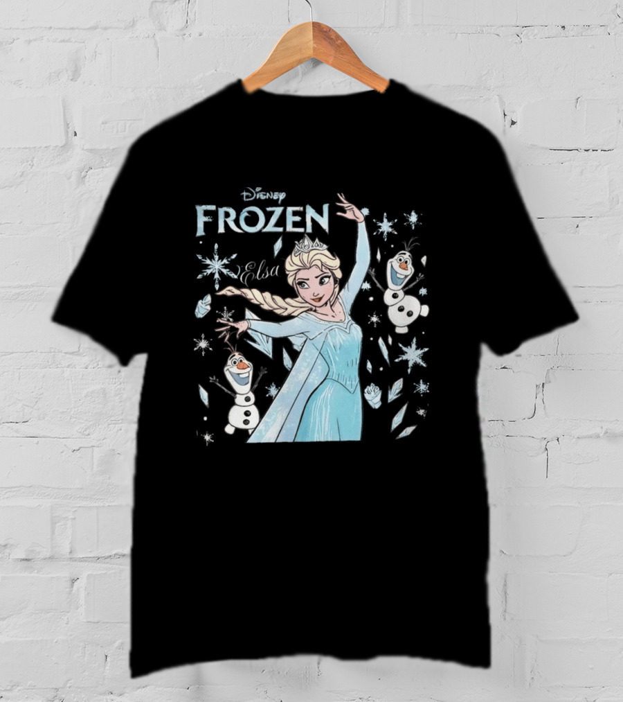 Disney Frozen Elsa Olaf Snow Queen T-Shirt