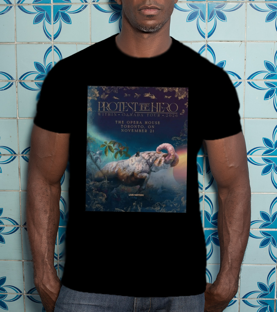 Protest The Hero Within Canada Tour 2026 Opera House Toronto November 21 Live Nation T-Shirt