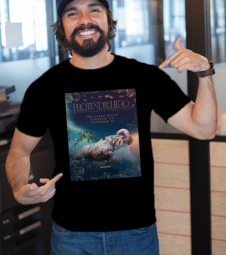 Protest The Hero Within Canada Tour 2026 Opera House Toronto November 21 Live Nation T-Shirt