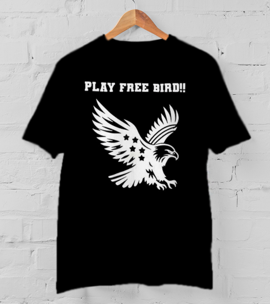 Play Free Bird Eagle Skynyrd Supremacist T-Shirt