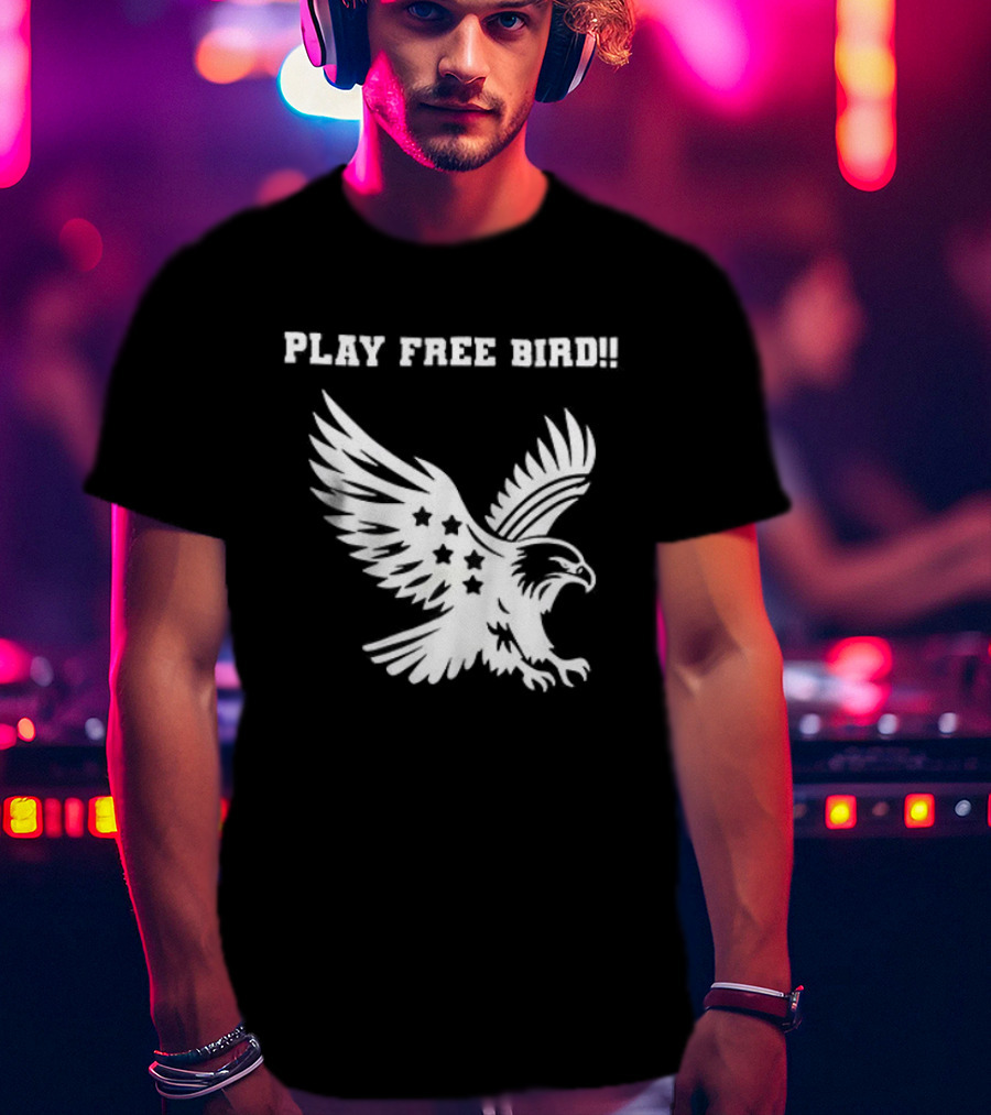 Play Free Bird Eagle Skynyrd Supremacist T-Shirt
