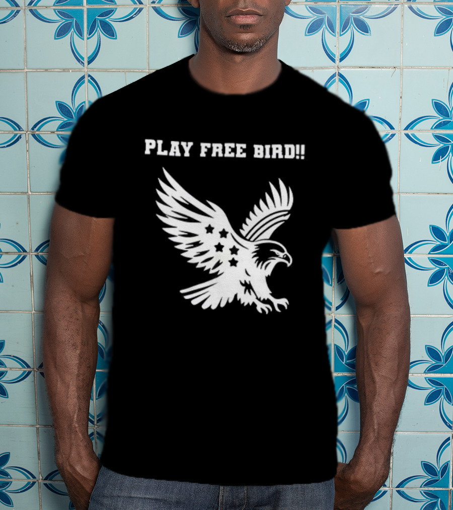 Play Free Bird Eagle Skynyrd Supremacist T-Shirt