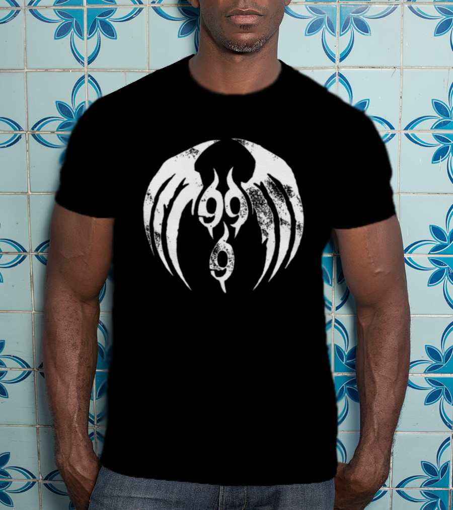 Ho99o9 Store Heaven Upside Down 999 Winged T-Shirt