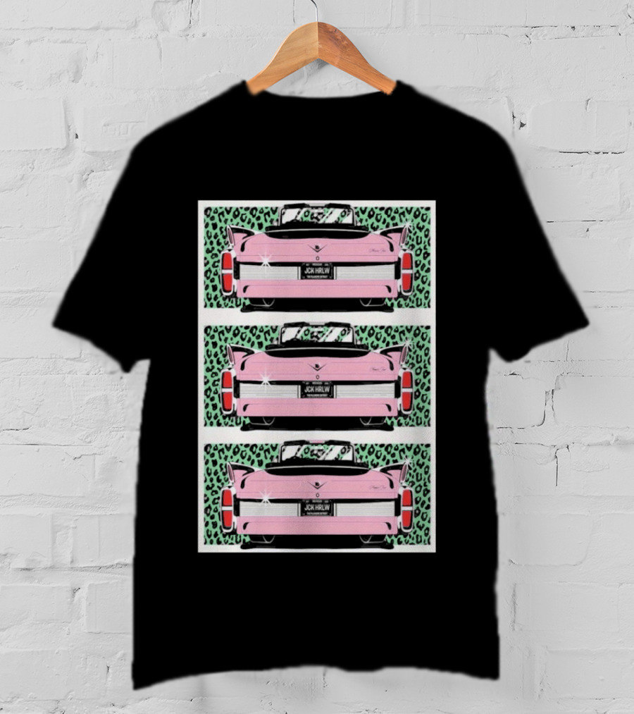 Jack Harlow Detroit MI August 11 2026 Pink Cadillac T-Shirt