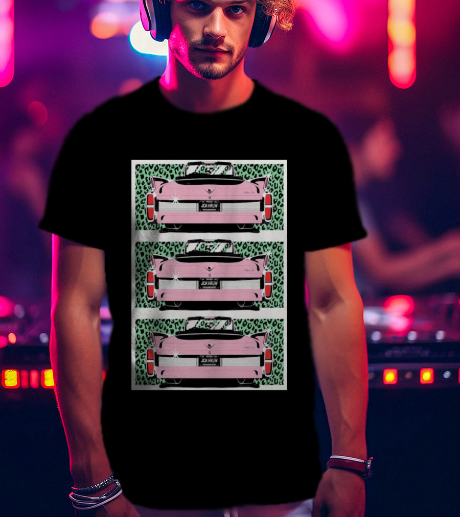 Jack Harlow Detroit MI August 11 2026 Pink Cadillac T-Shirt