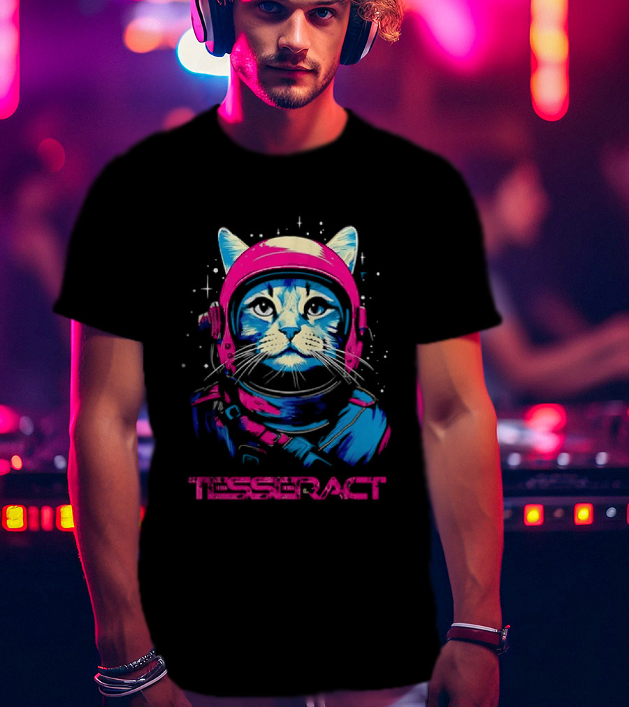 TesseracT Cosmic Cat Astronaut T-Shirt