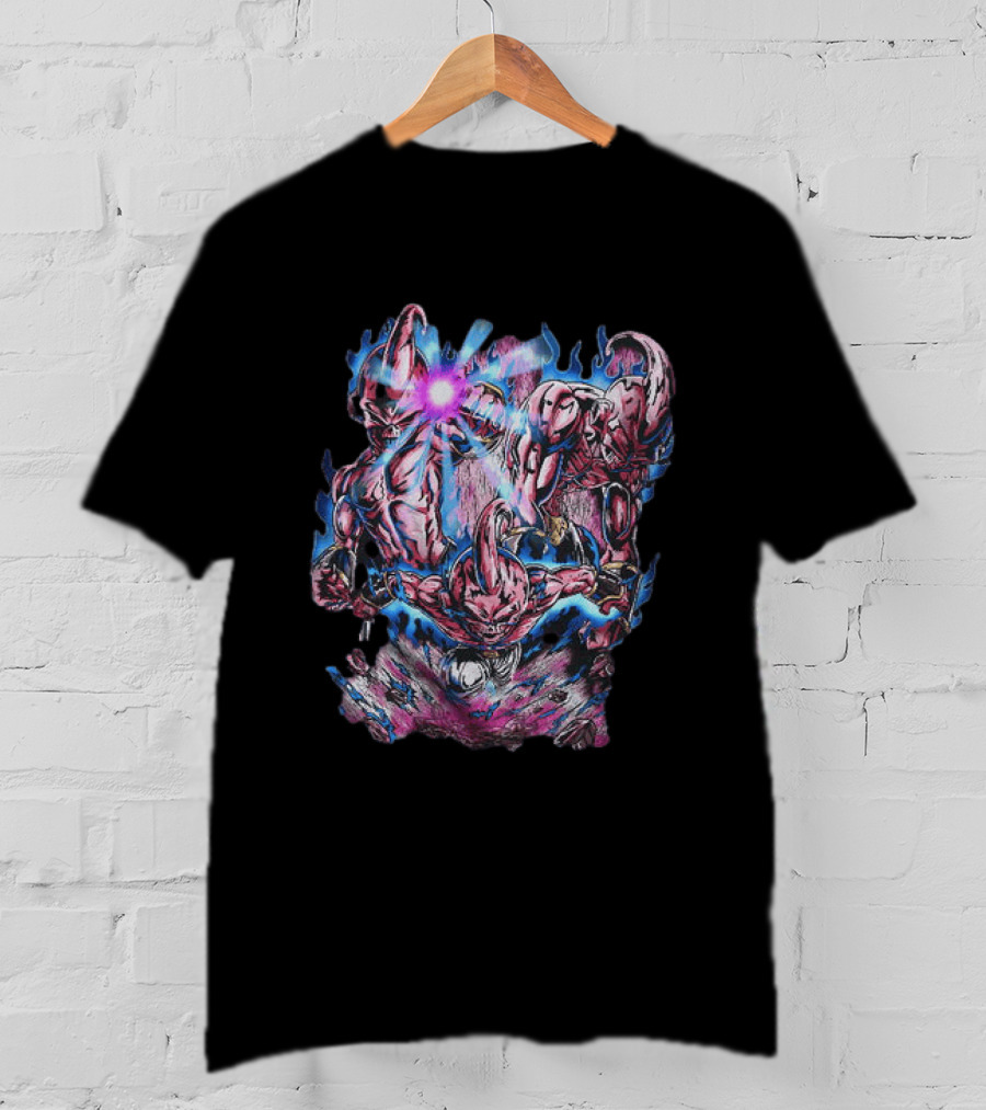 Dragon Ball Z Kid Buu Multiple Forms Energy Attack T-Shirt