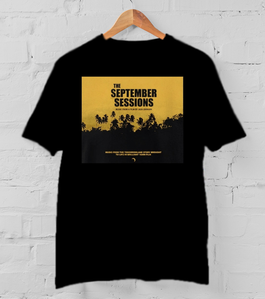 The September Sessions Music From A Film By Jack Johnson Tomorrowland Story 16mm Film T-Shirt