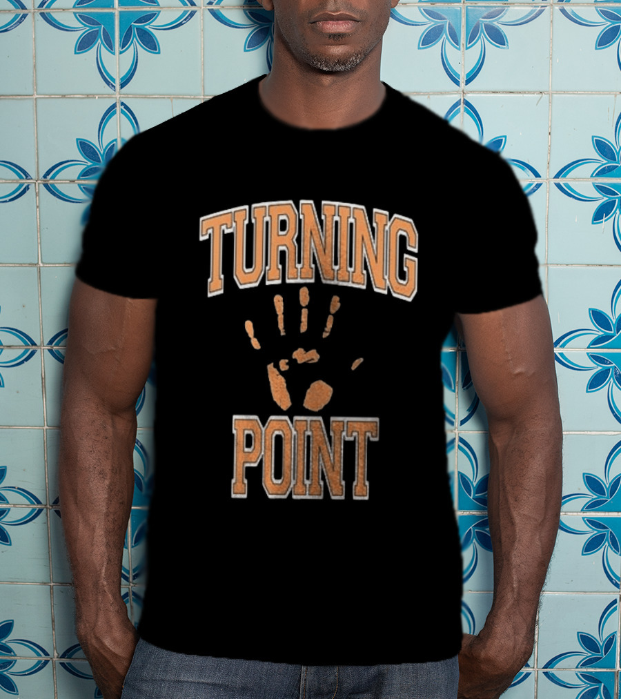 Turning Point Handprint Motivation Dawn Darkness T-Shirt