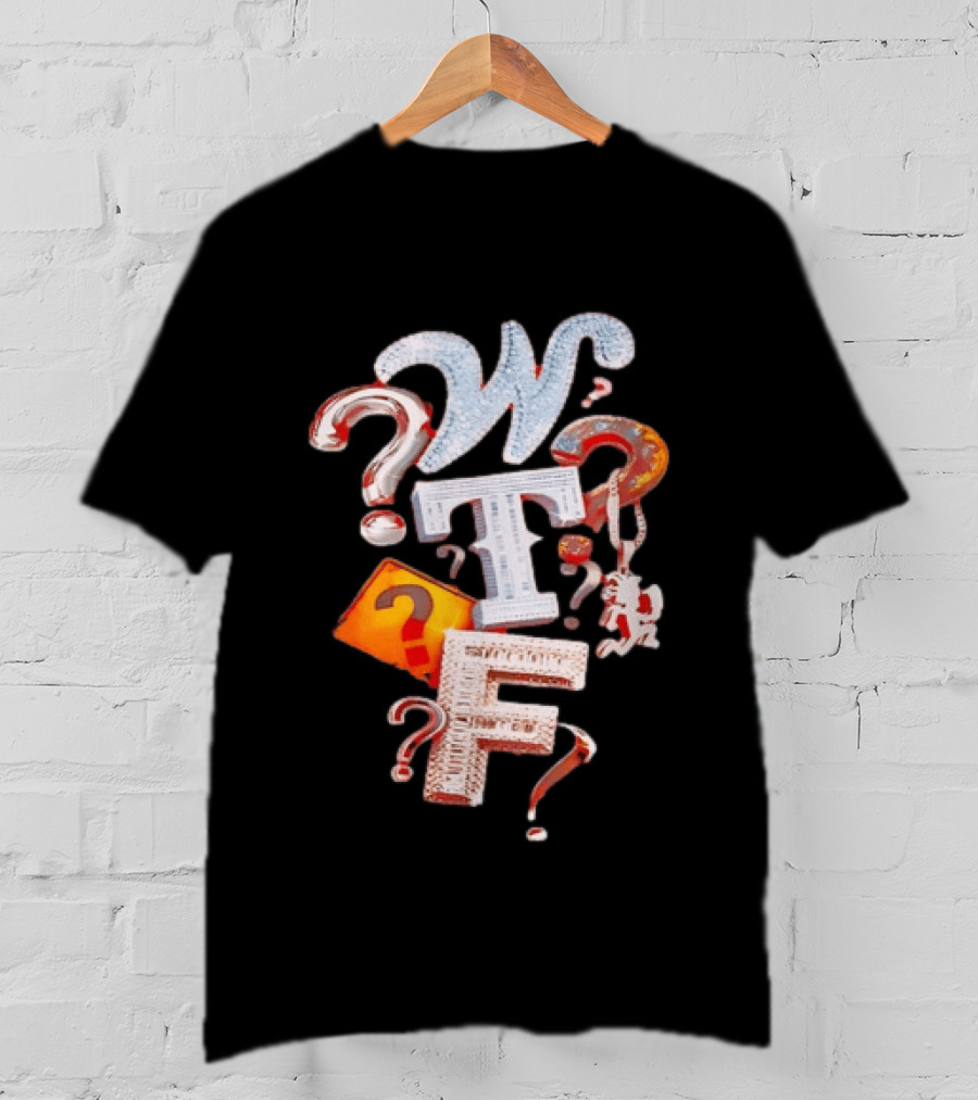 WTF Hatchetman ICP Insane Clown Posse Question Marks T-Shirt