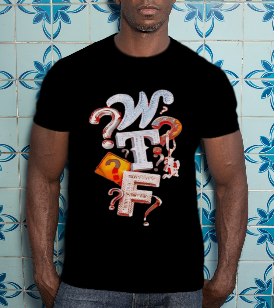 WTF Hatchetman ICP Insane Clown Posse Question Marks T-Shirt