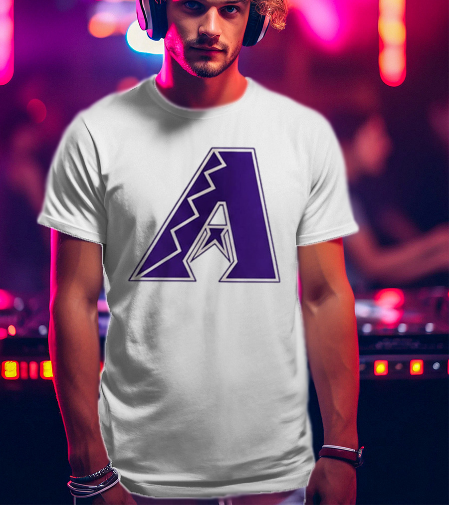 2026 Arizona Diamondbacks GCU Jersey Giveaway Purple "A" T-Shirt