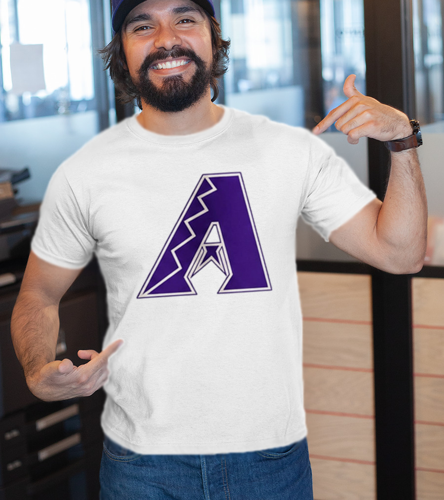 2026 Arizona Diamondbacks GCU Jersey Giveaway Purple "A" T-Shirt