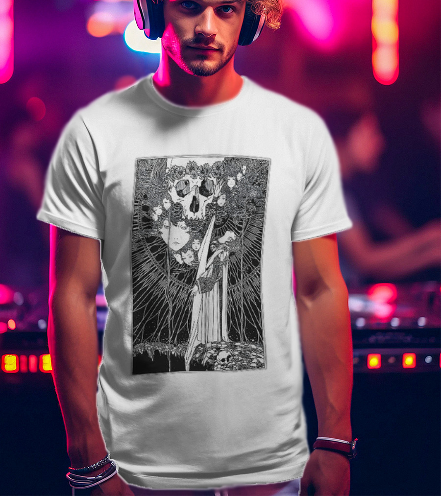 Alcest Kodama Album Art Black And White T-Shirt