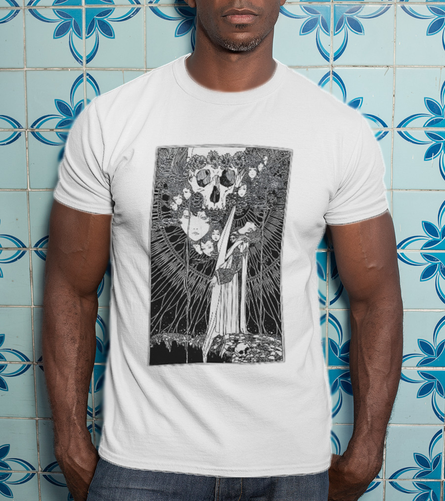 Alcest Kodama Album Art Black And White T-Shirt
