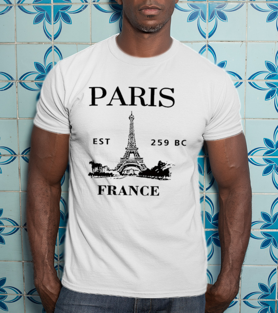 Paris Eiffel Tower Est 259 BC France T-Shirt