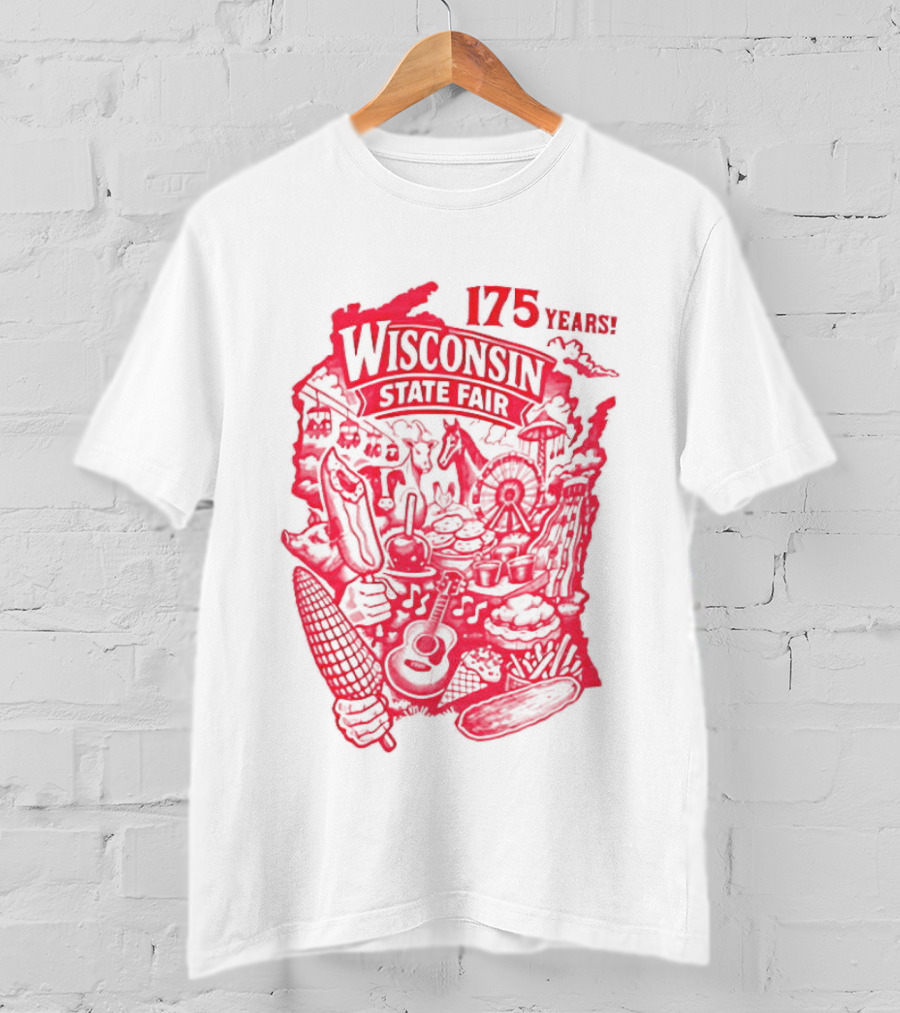 Wisconsin State Fair 175 Years Celebration T-Shirt