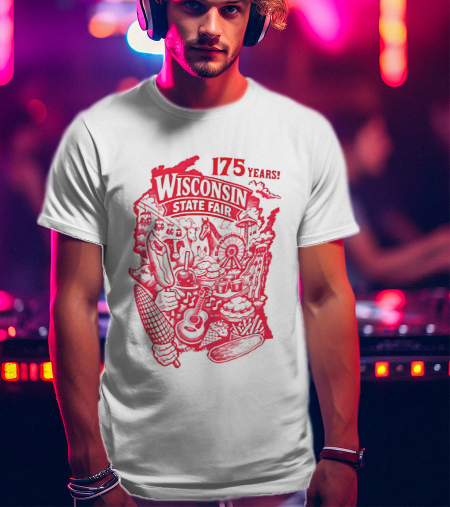 Wisconsin State Fair 175 Years Celebration T-Shirt