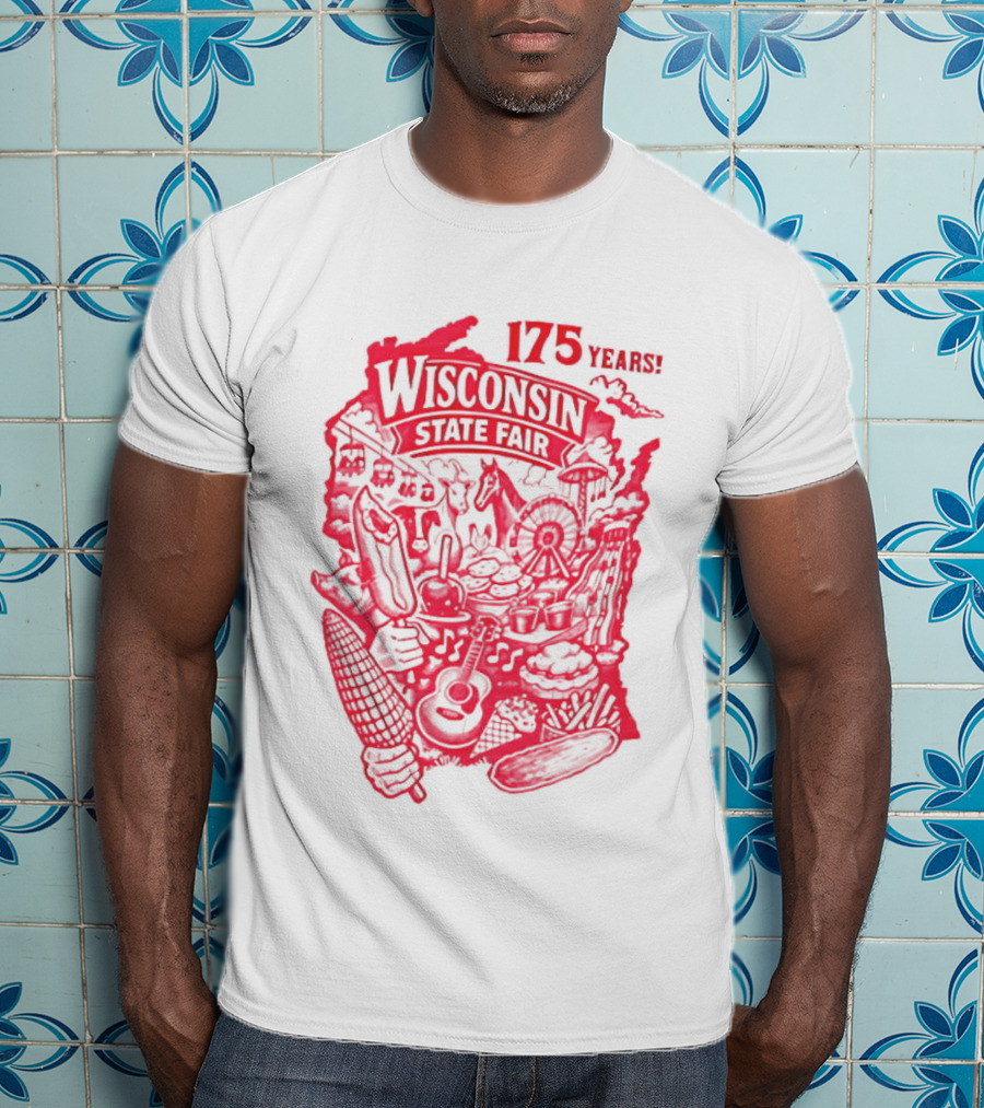 Wisconsin State Fair 175 Years Celebration T-Shirt