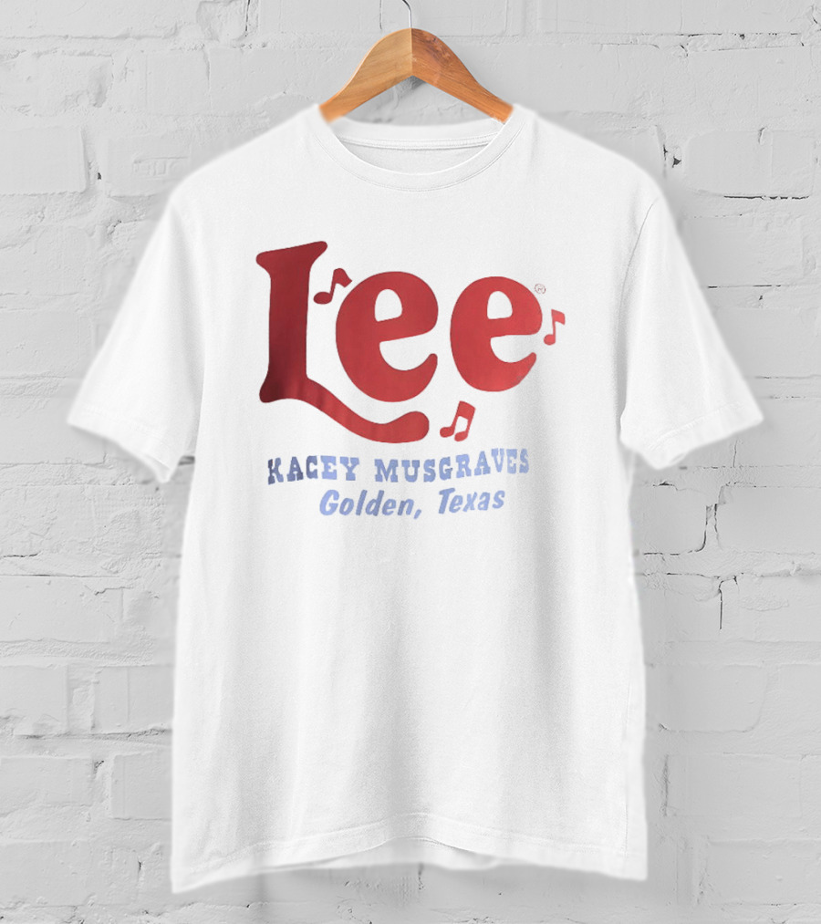 Lee Kacey Musgraves Golden Texas Music Notes T-Shirt