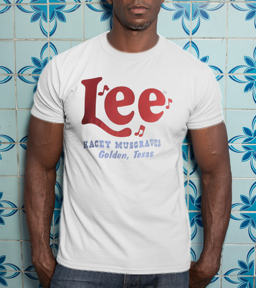 Lee Kacey Musgraves Golden Texas Music Notes T-Shirt