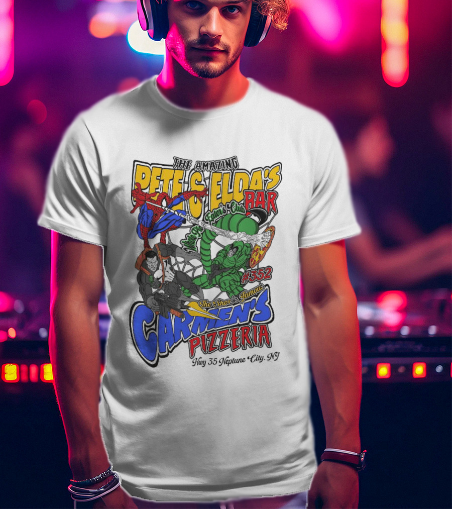 The Amazing Pete And Elda’s The Shore’s Famous Carmen’s Pizzeria T-Shirt