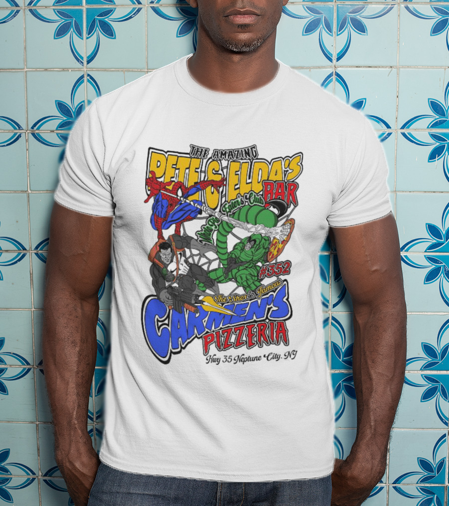 The Amazing Pete And Elda’s The Shore’s Famous Carmen’s Pizzeria T-Shirt