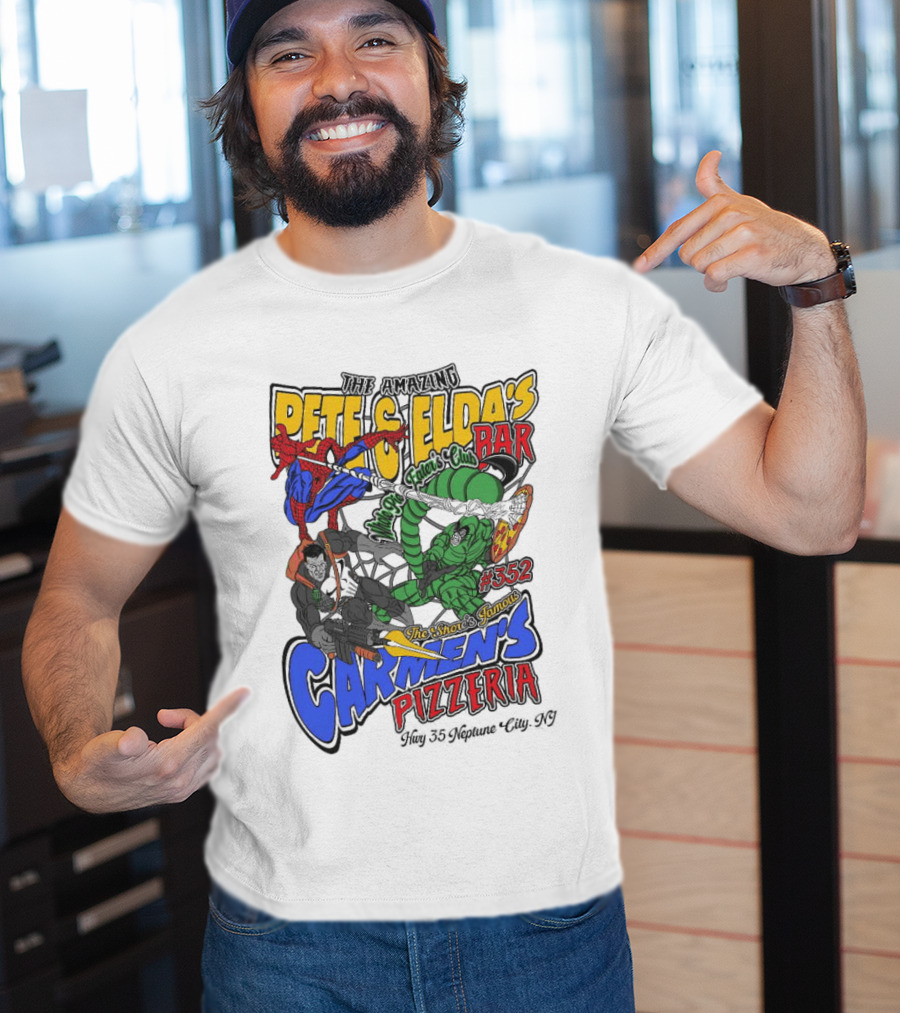 The Amazing Pete And Elda’s The Shore’s Famous Carmen’s Pizzeria T-Shirt