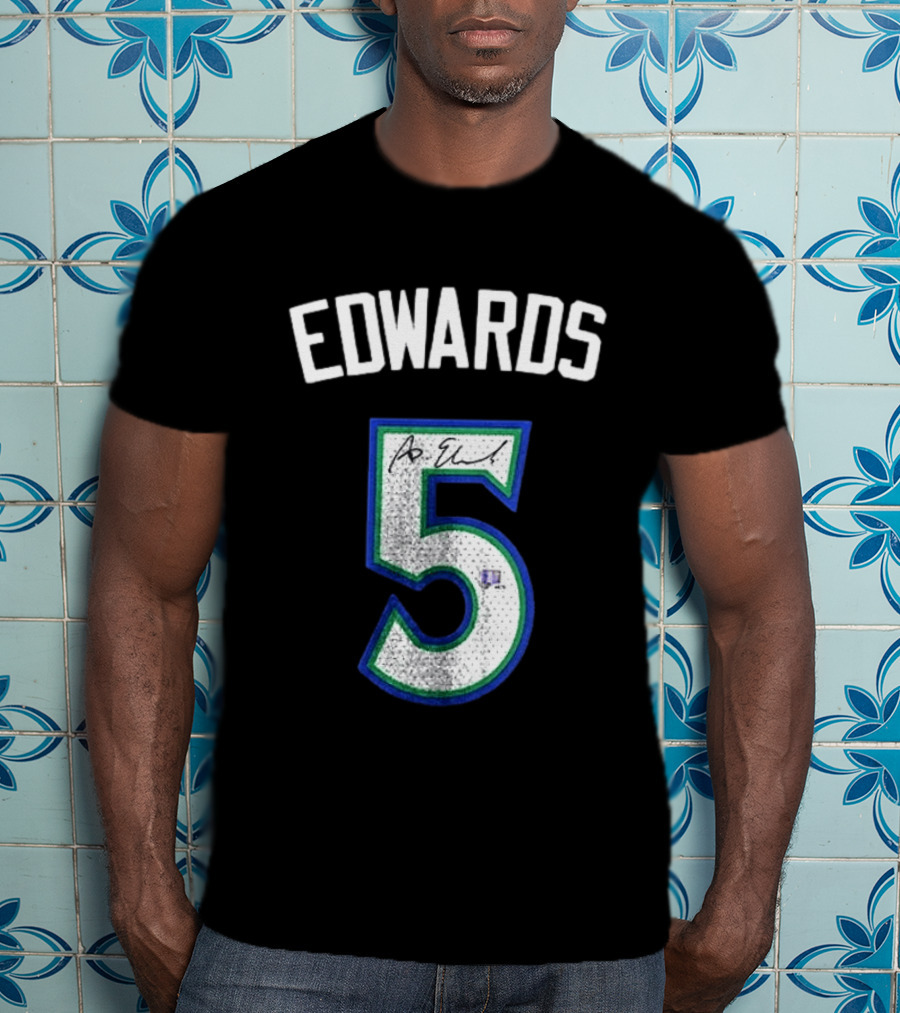 Edwards 5 Signature Basketball Fan Gear T-Shirt