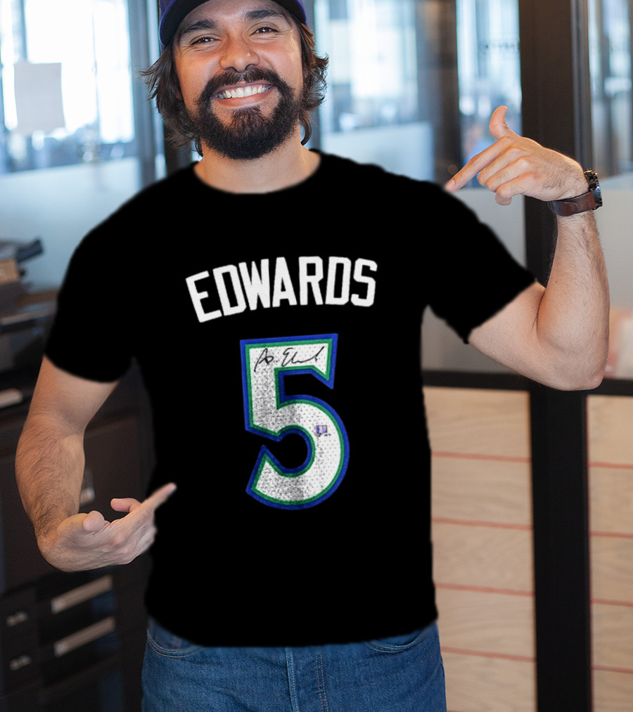 Edwards 5 Signature Basketball Fan Gear T-Shirt