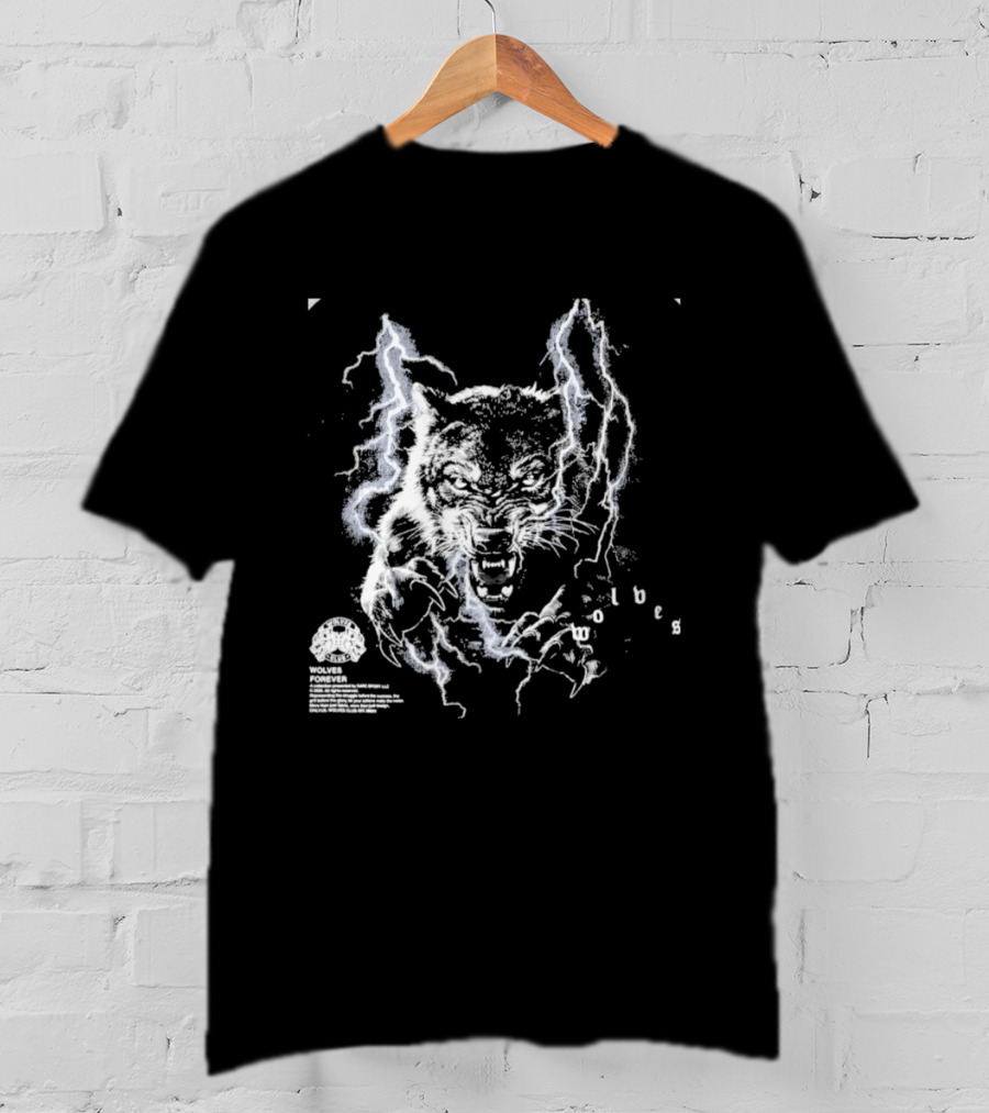 Darcsport Wolves Club Electric Lightning Wolf T-Shirt