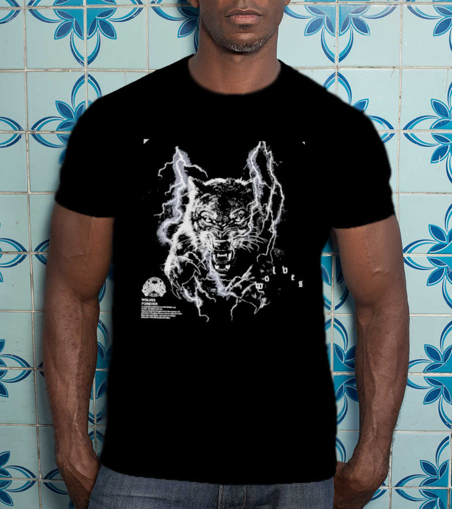 Darcsport Wolves Club Electric Lightning Wolf T-Shirt