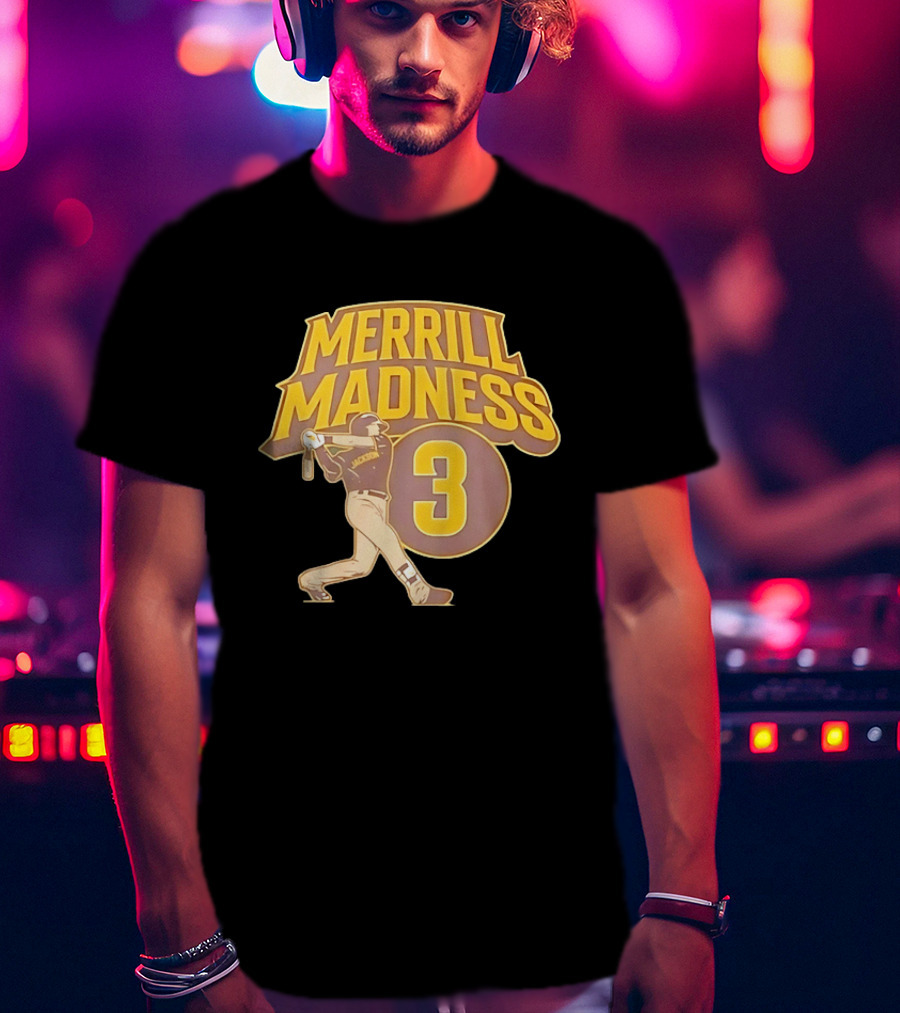 Merrill Madness 3 Jackson San Diego Padres T-Shirt
