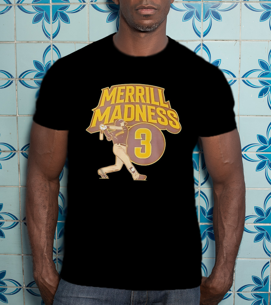 Merrill Madness 3 Jackson San Diego Padres T-Shirt